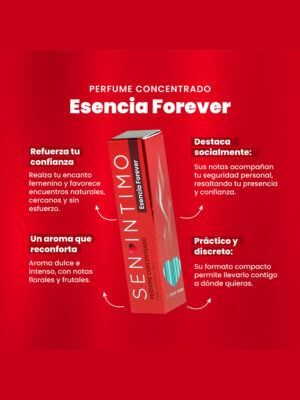 Perfume para mujer esencia Forever x 10ml Sen intimo - Image 4